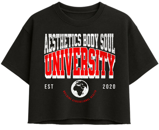 'Varsity' Crop Top