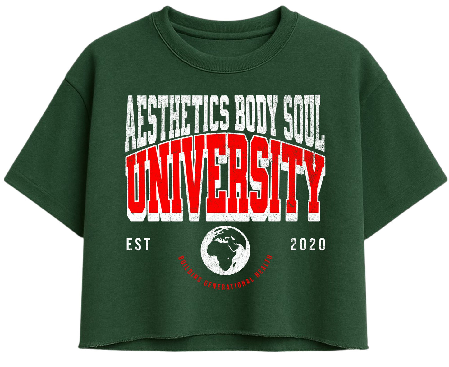 'Varsity' Crop Top