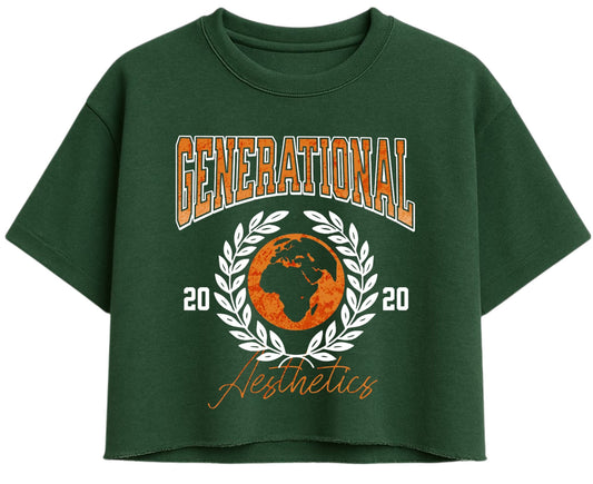 'Aesthetics' Crop Top