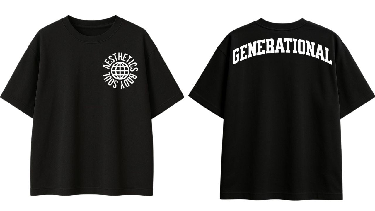 'Generational' Oversized Tee