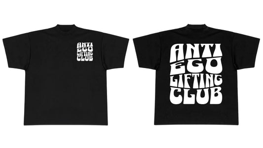'Anti Ego Lifting Club' Oversized Tee
