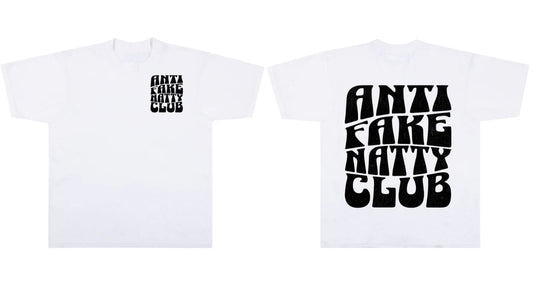 'Anti Fake Natty Club' Oversized Tee