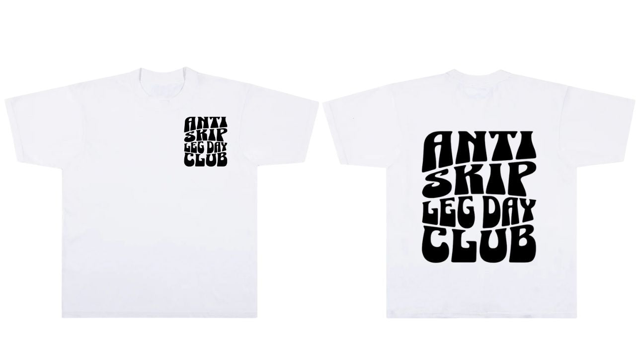 'Anti Skip Leg Day' Oversized Tee
