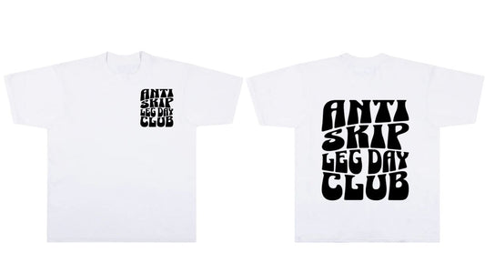 'Anti Skip Leg Day' Oversized Tee