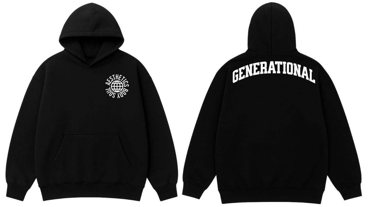 'Generational' Oversized Hoodie