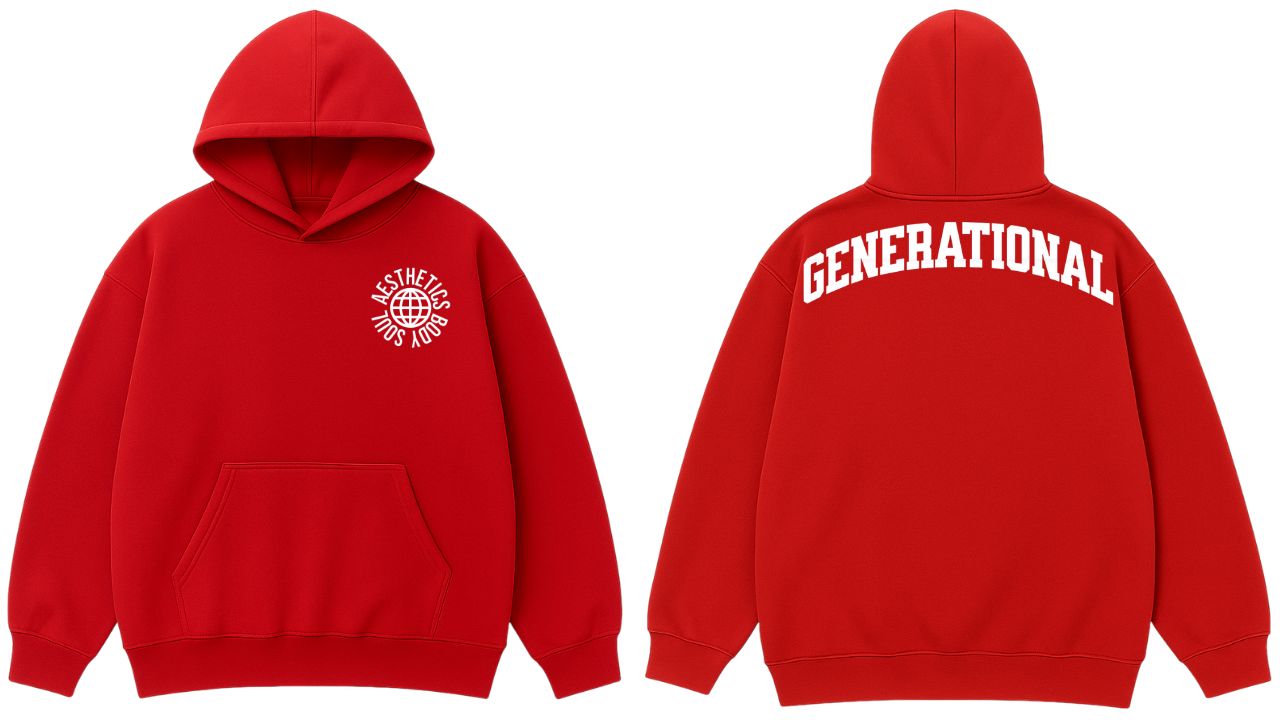 'Generational' Oversized Hoodie